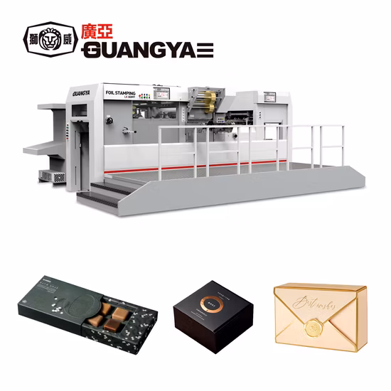 Automatic Hot Foil Stamping Machine and Die Cutting Machine for Smaller Paper Size (800*620mm)