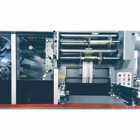Automatische Heißfolienprägemaschine und Stanzmaschine für kleinere Papierformate (800 x 620 mm)